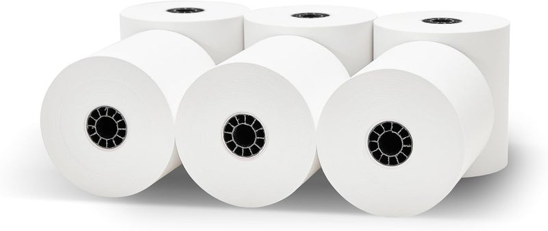 WRB SUPPLY 3" x 165' 1-Ply Bond (Non-Thermal) Paper Roll for Star SP700-50 NEW ROLLS - Image 1